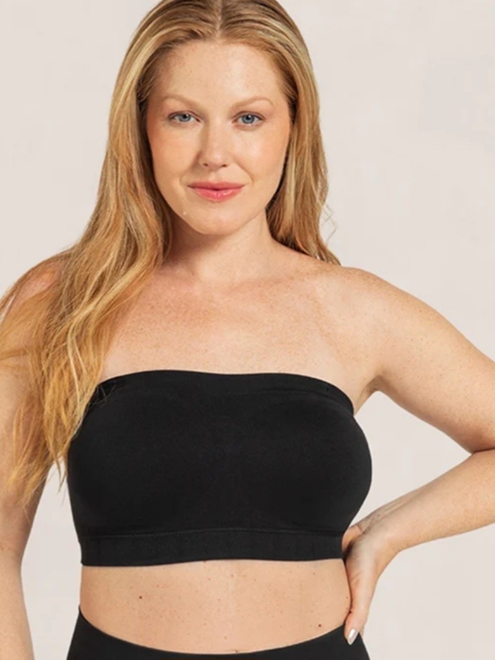 TRUEKIND $50 Black Convertible Strapless Bandeau Bra